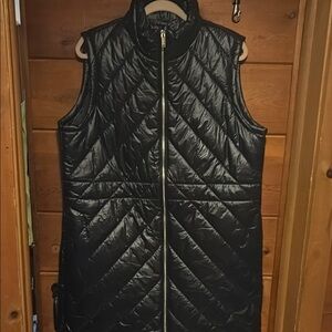 Calvin Klein Black long vest (lg or xl)